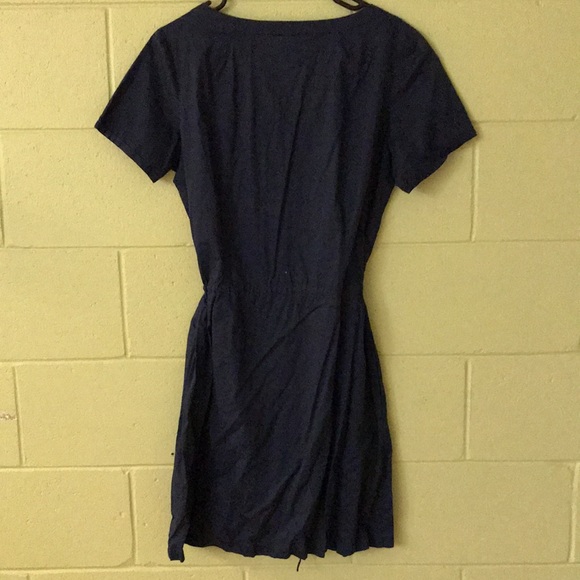 Navy Blue Gap Belted Dress - Picture 2 of 4